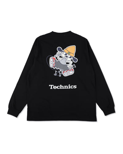 Technics x PARAPPA x WDS LONG SLEEVE TEE