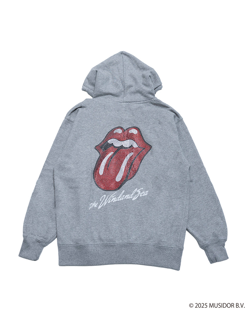 The Rolling Stones x WDS Rhine Stones Zip Up Hooded Sweatshirt