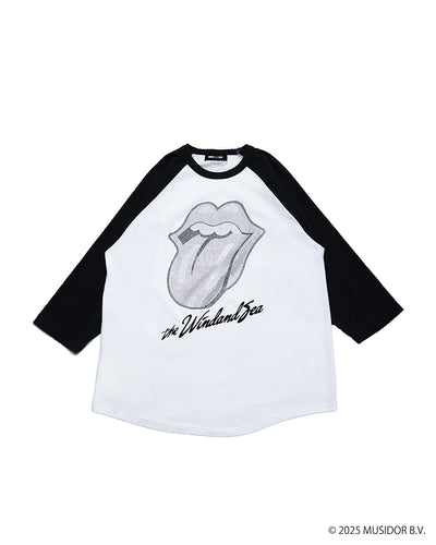 The Rolling Stones x WDS Raglan Sleeve Rhine Stones Tee