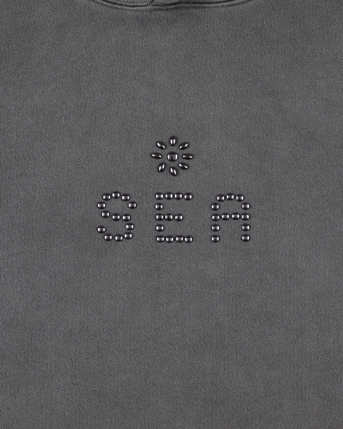 The Rolling Stones x WDS Studs＆Rhine Stones Logo Hooded sweatshirt