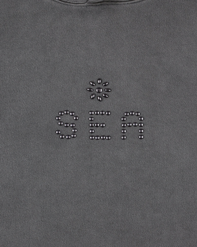 The Rolling Stones x WDS Studs＆Rhine Stones Logo Hooded sweatshirt