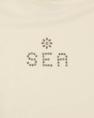 The Rolling Stones x WDS Studs＆Rhine Stones Logo Hooded sweatshirt