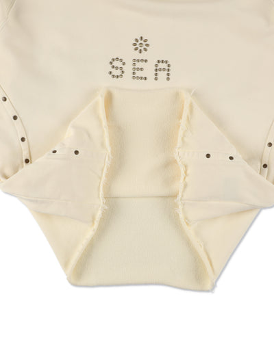 The Rolling Stones x WDS Studs＆Rhine Stones Logo Hooded sweatshirt