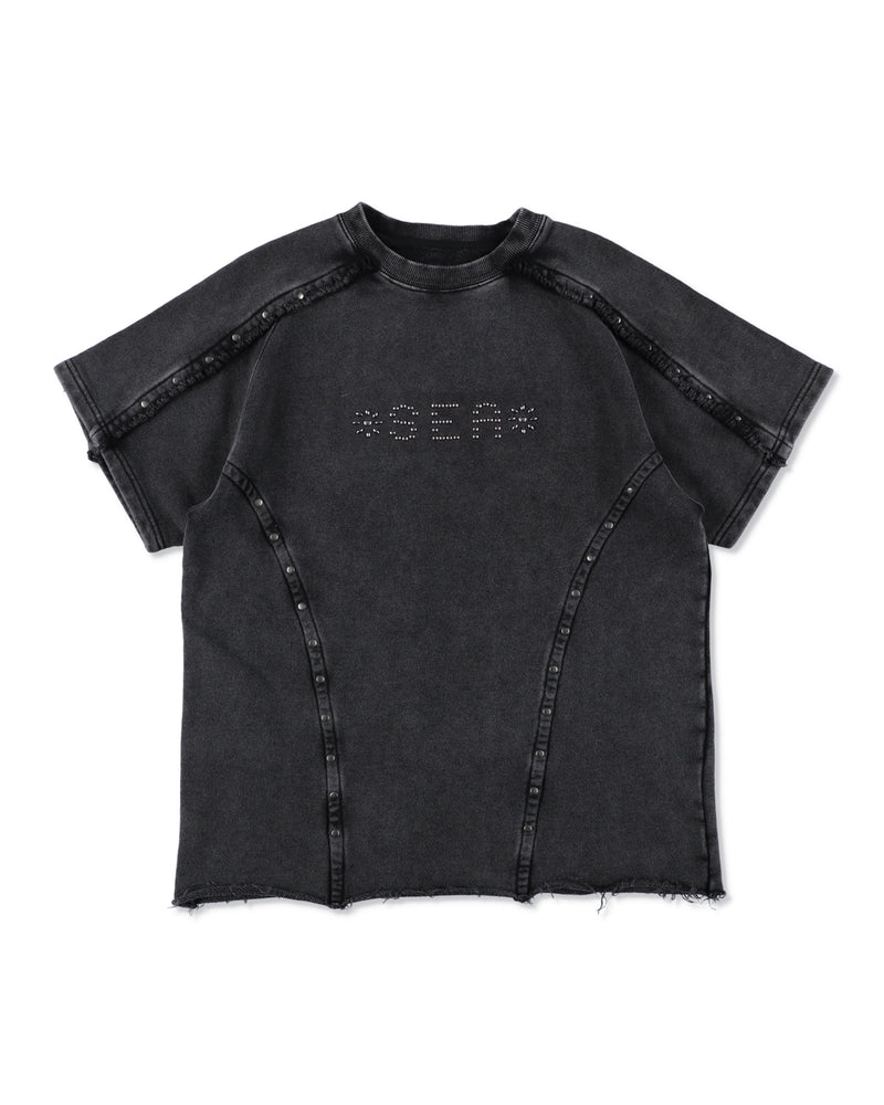 The Rolling Stones x WDS Studs＆Rhine Stones S/S Tee