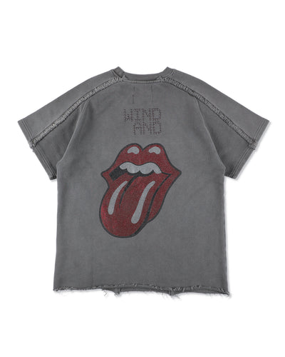 The Rolling Stones x WDS Studs＆Rhine Stones S/S Tee