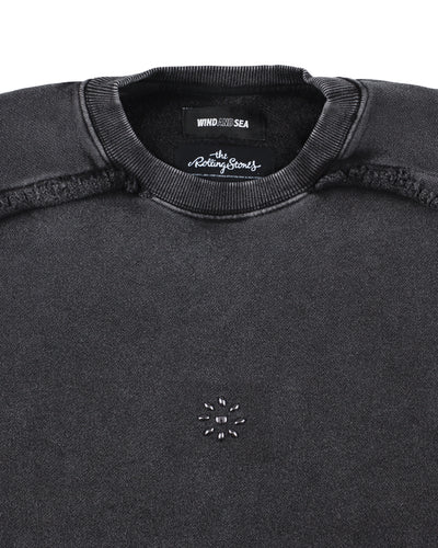 The Rolling Stones x WDS Studs＆Rhine Stones Crewneck Sweatshirt