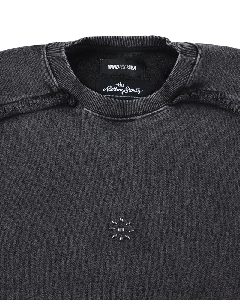 The Rolling Stones x WDS Studs＆Rhine Stones Crewneck Sweatshirt