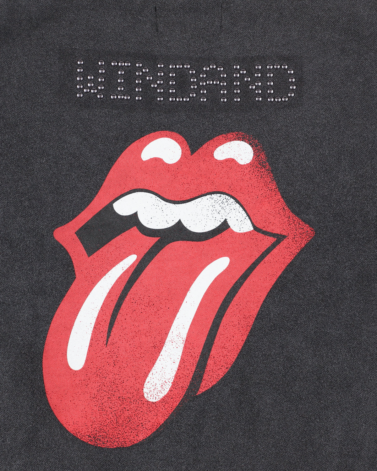 The Rolling Stones x WDS Studs＆Rhine Stones Crewneck Sweatshirt