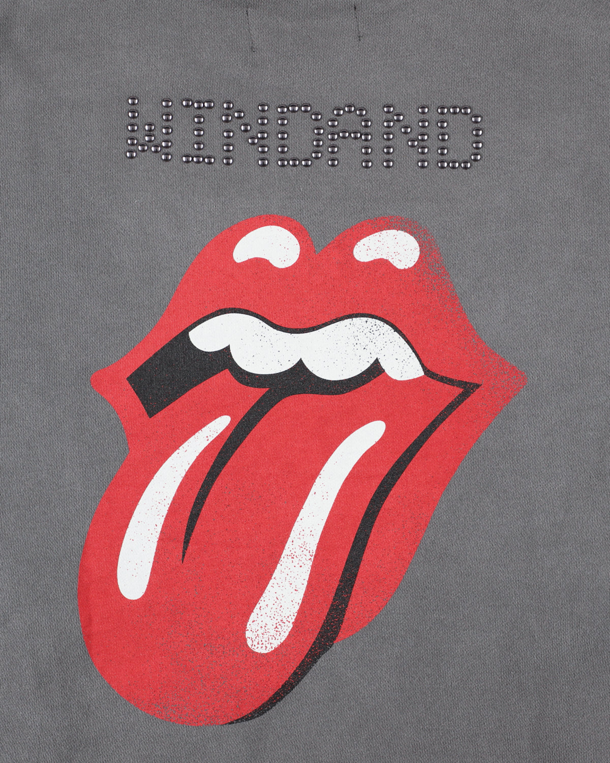 The Rolling Stones x WDS Studs＆Rhine Stones Crewneck Sweatshirt