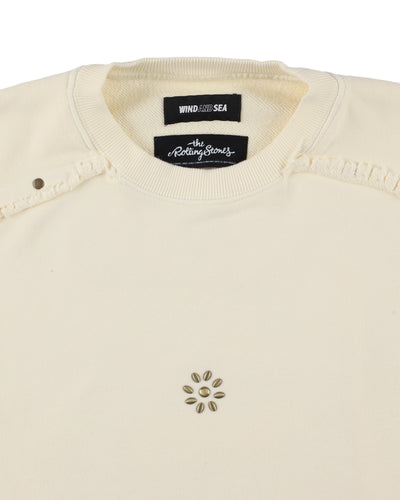 The Rolling Stones x WDS Studs＆Rhine Stones Crewneck Sweatshirt