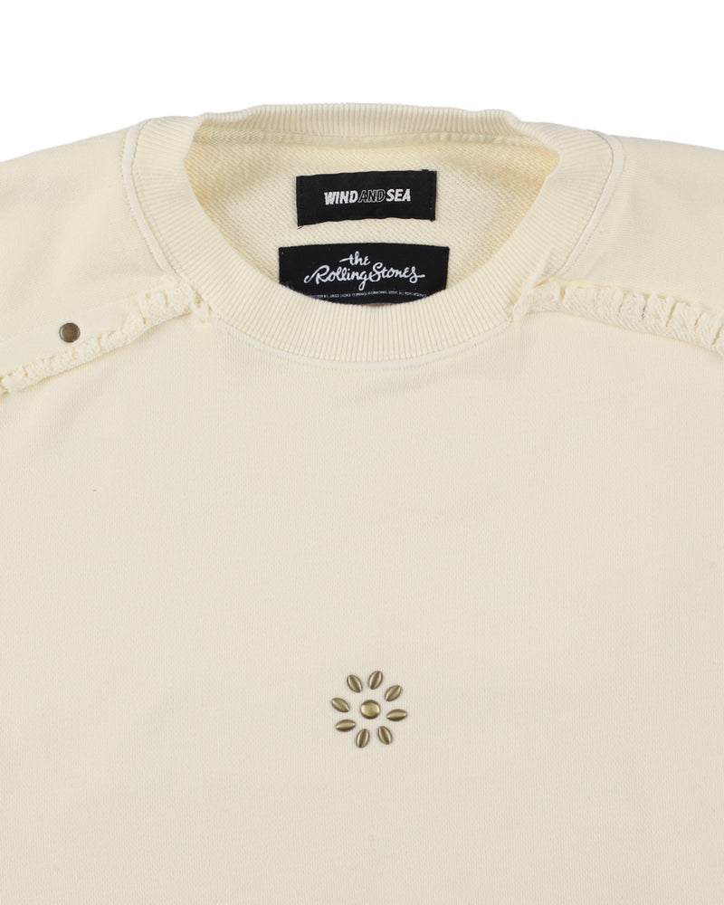 The Rolling Stones x WDS Studs＆Rhine Stones Crewneck Sweatshirt