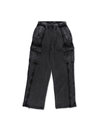 The Rolling Stones x WDS Studs＆Rhine Stones Cargo Pant