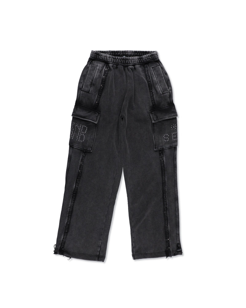 The Rolling Stones x WDS Studs＆Rhine Stones Cargo Pant