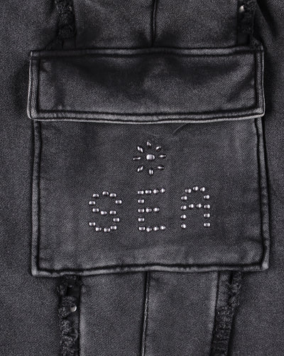 The Rolling Stones x WDS Studs＆Rhine Stones Cargo Pant