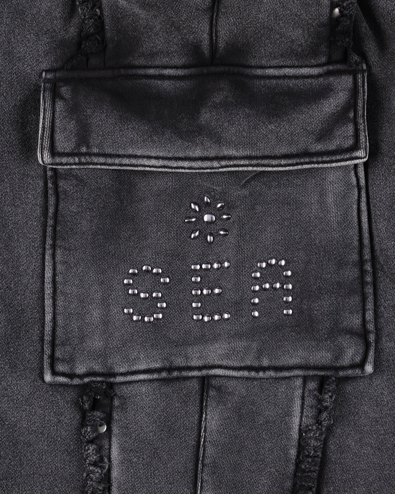 The Rolling Stones x WDS Studs＆Rhine Stones Cargo Pant