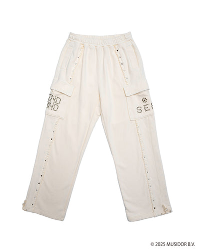 The Rolling Stones x WDS Studs＆Rhine Stones Cargo Pant