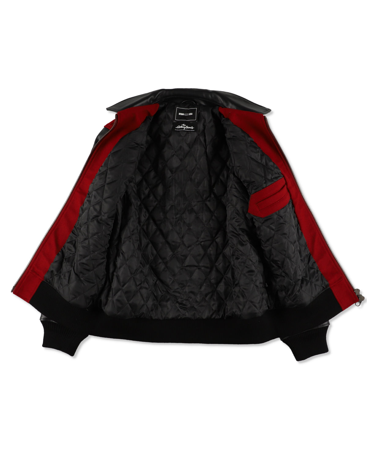 THE ROLLING STONES x WDS VARSITY JACKET – WIND AND SEA