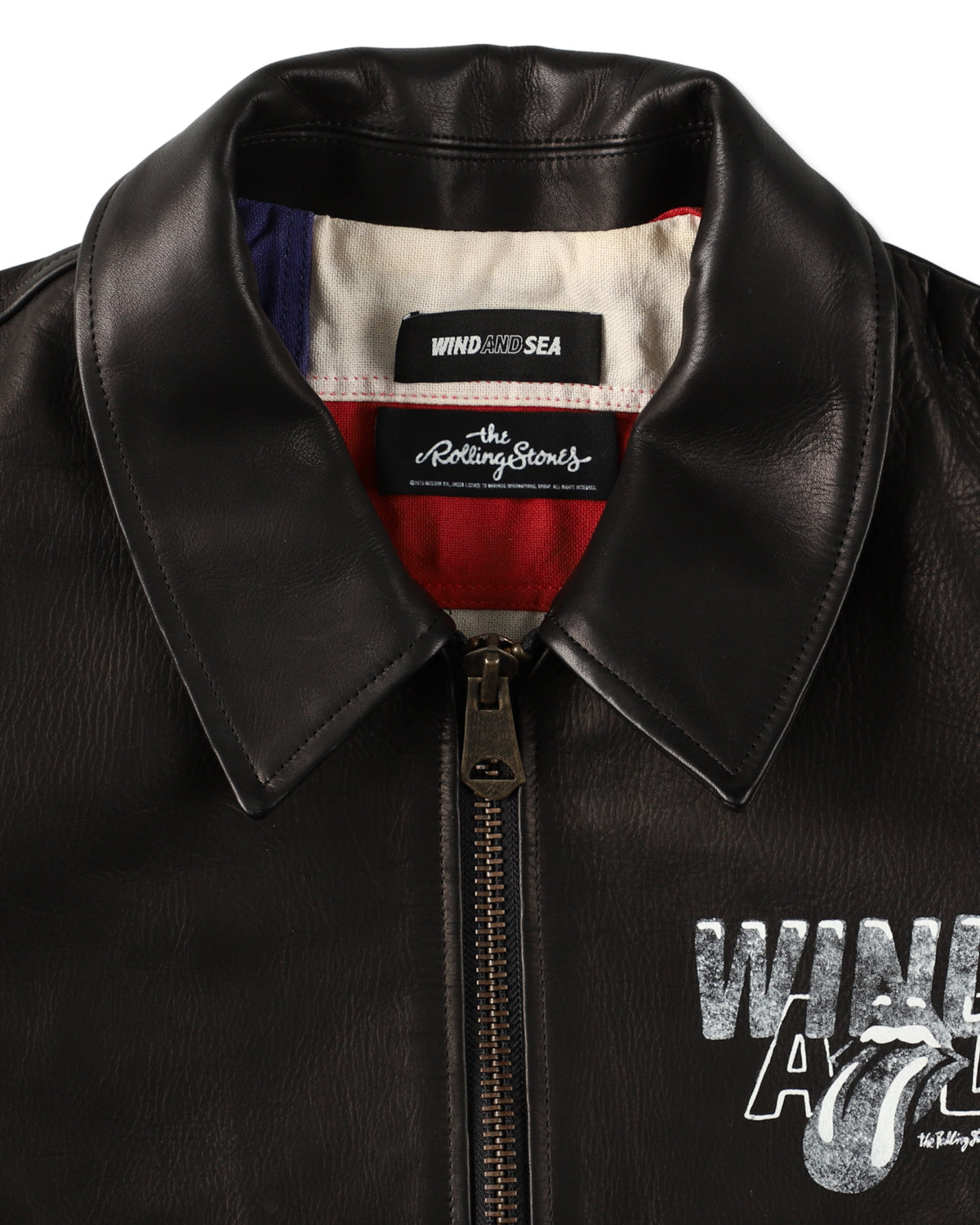 THE ROLLING STONES x WDS LEATHER JACKET