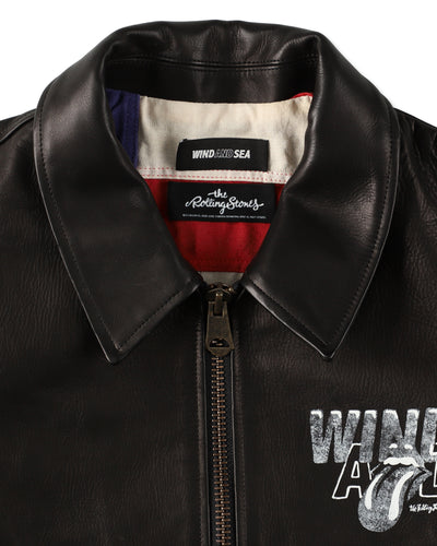 THE ROLLING STONES x WDS LEATHER JACKET