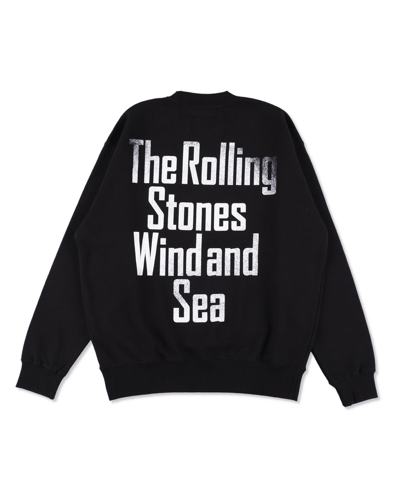 THE ROLLING STONES x WDS CREW NECK SWEAT SHIRT