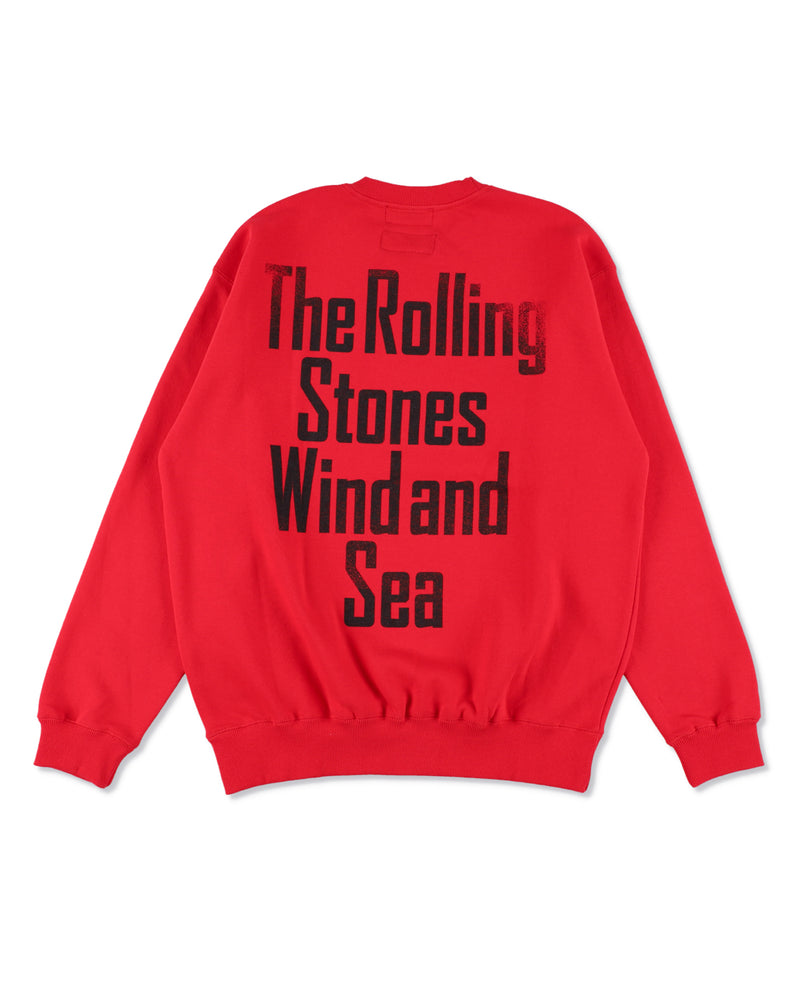 THE ROLLING STONES x WDS CREW NECK SWEAT SHIRT