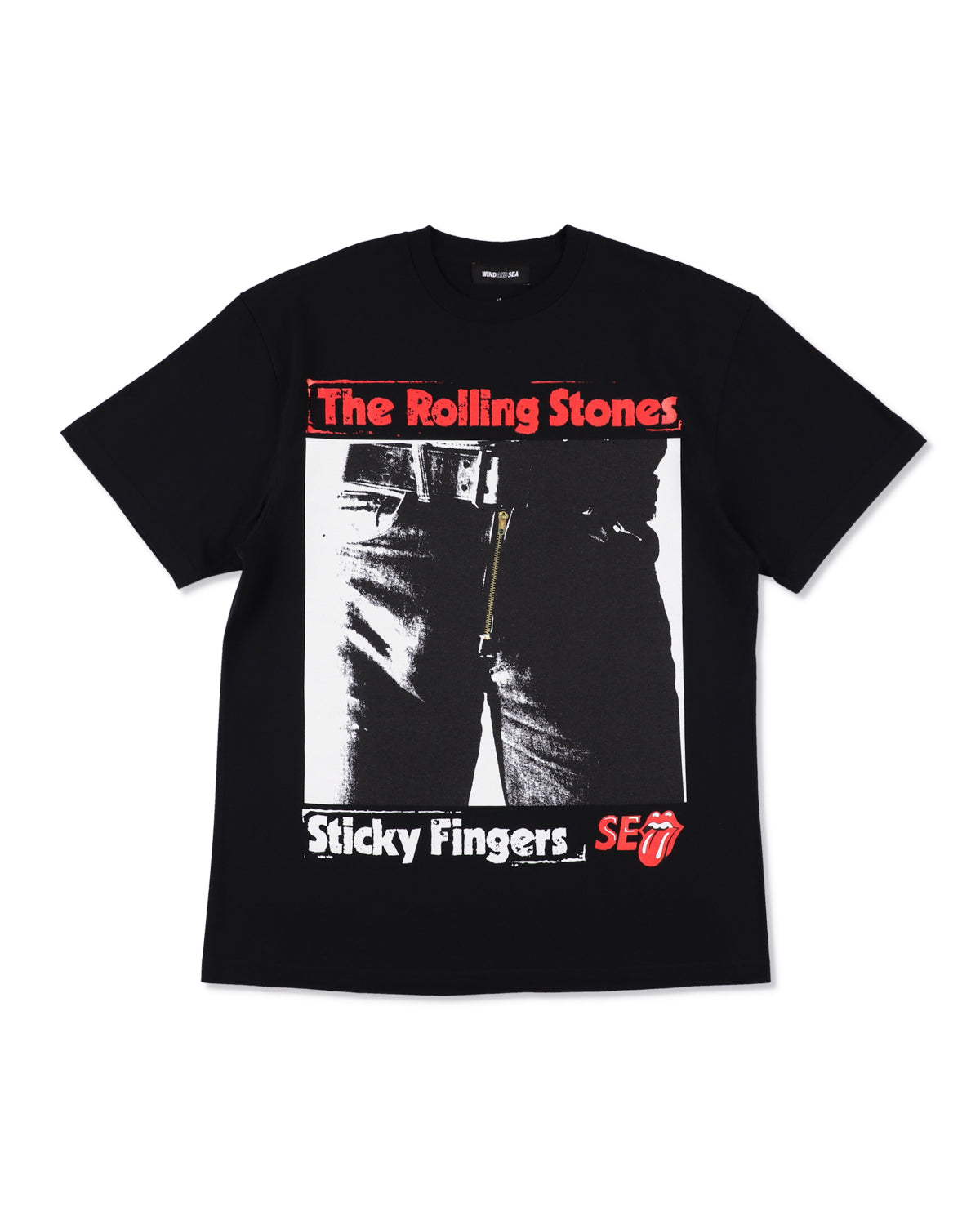 THE ROLLING STONES x WDS STICKY FINGERS TEE – WIND AND SEA