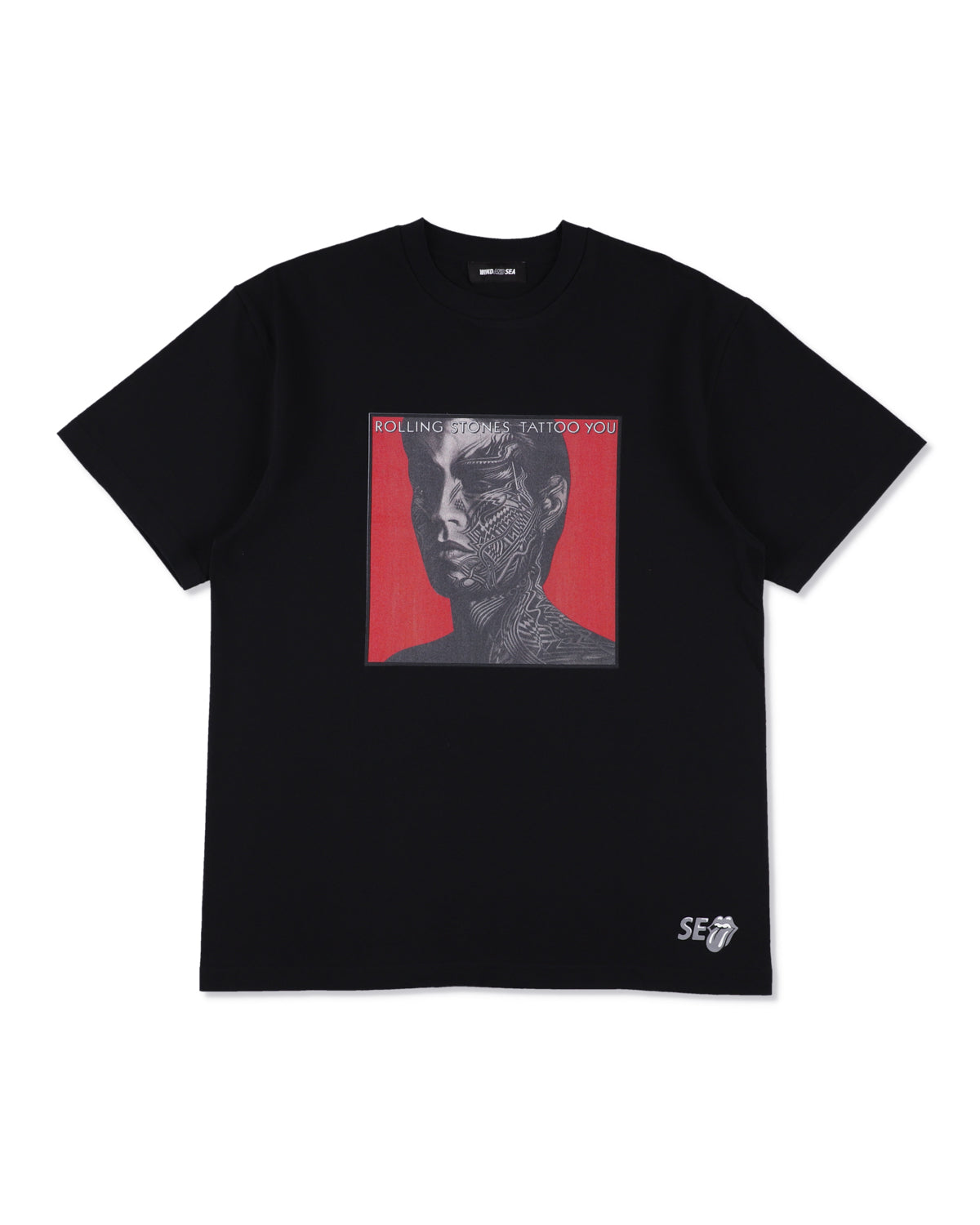 Rolling Stones × WIND AND SEA Tシャツ M 黒 The Rolling Stones × WIND AND SEA