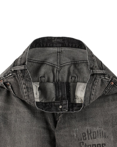 THE ROLLING STONES x WDS PRINTED DENIM PANTS