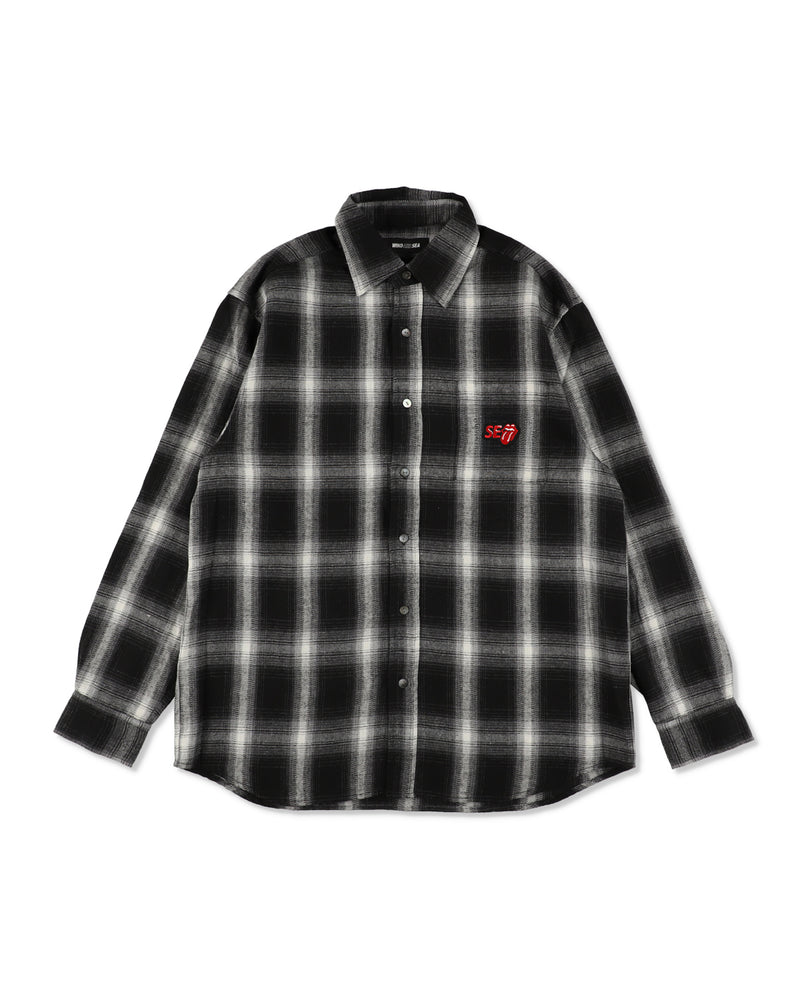 THE ROLLING STONES x WDS PLAID SHIRT