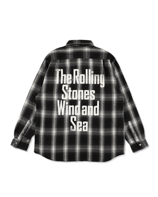 THE ROLLING STONES x WDS PLAID SHIRT
