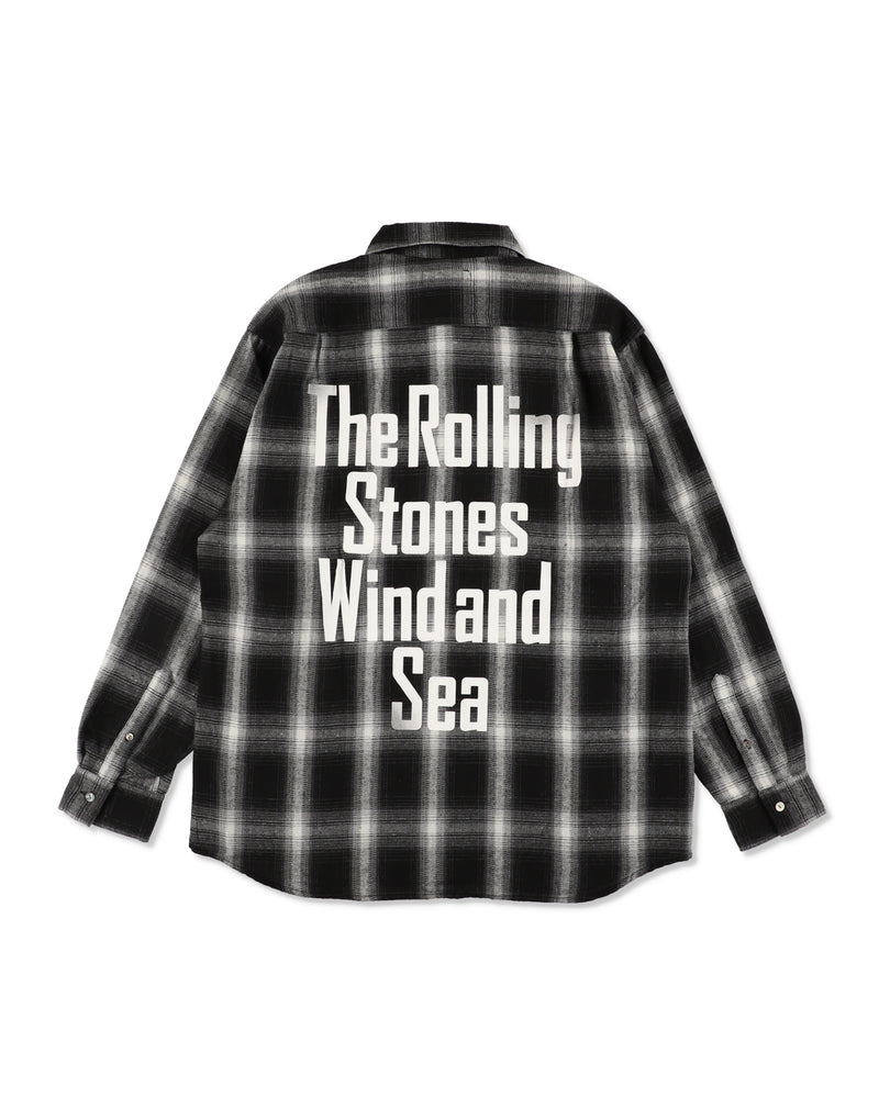 THE ROLLING STONES x WDS PLAID SHIRT