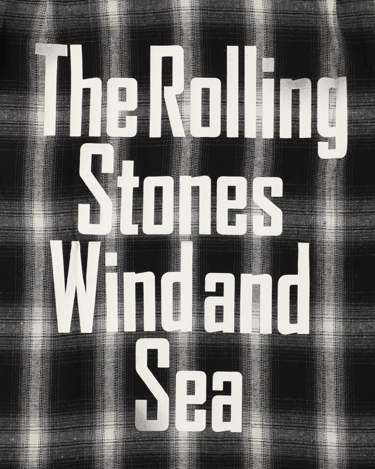 THE ROLLING STONES x WDS PLAID SHIRT – WIND AND SEA