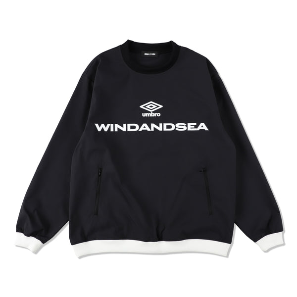 WIND AND SEA × UMBRO Pullover Black-