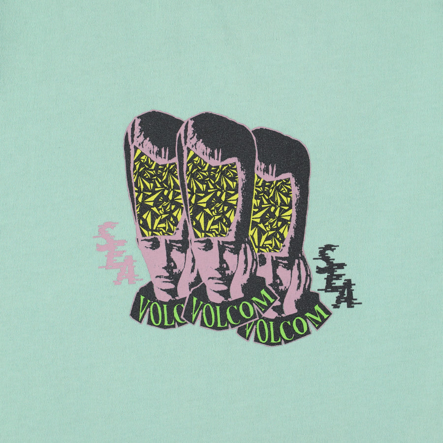 VOLCOM x WDS Collaboration S/S Tee (Brain) / CELADON