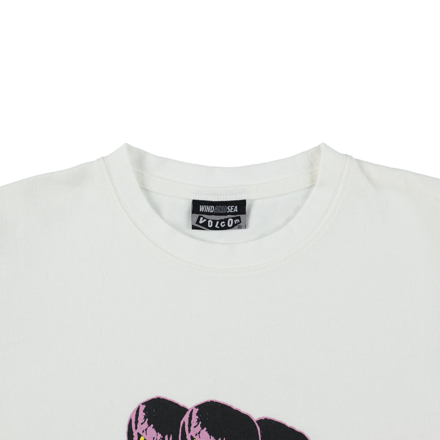 VOLCOM x WDS Collaboration S/S Tee (Brain) / WHITE