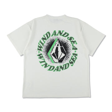 VOLCOM x WDS Collaboration S/S Tee (Circle Stone) / WHITE