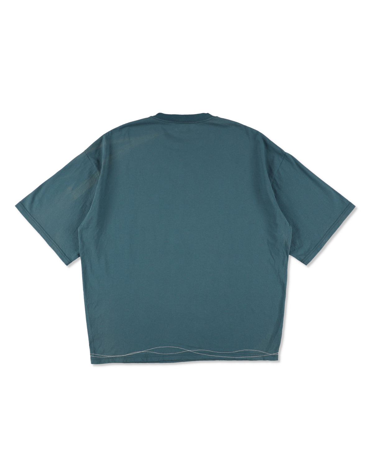 WAVE BLUE STITCH TEE