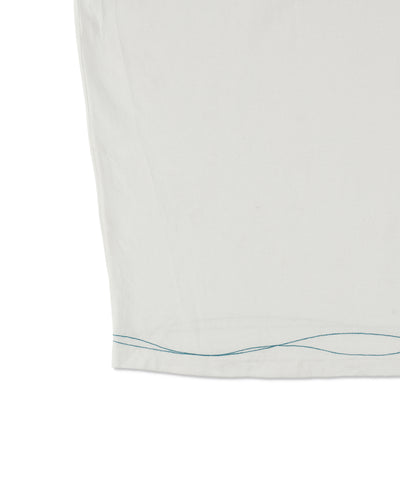 WAVE BLUE STITCH TEE