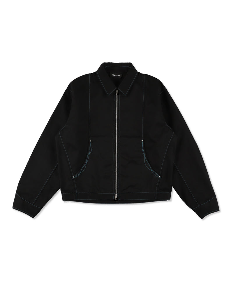 WAVE BLUE STITCH JACKET