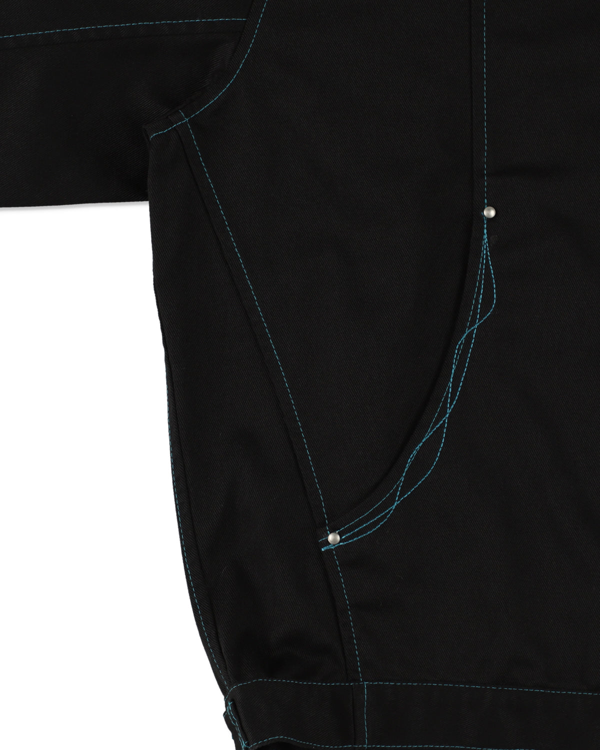 WAVE BLUE STITCH JACKET