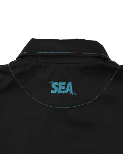 WAVE BLUE STITCH JACKET