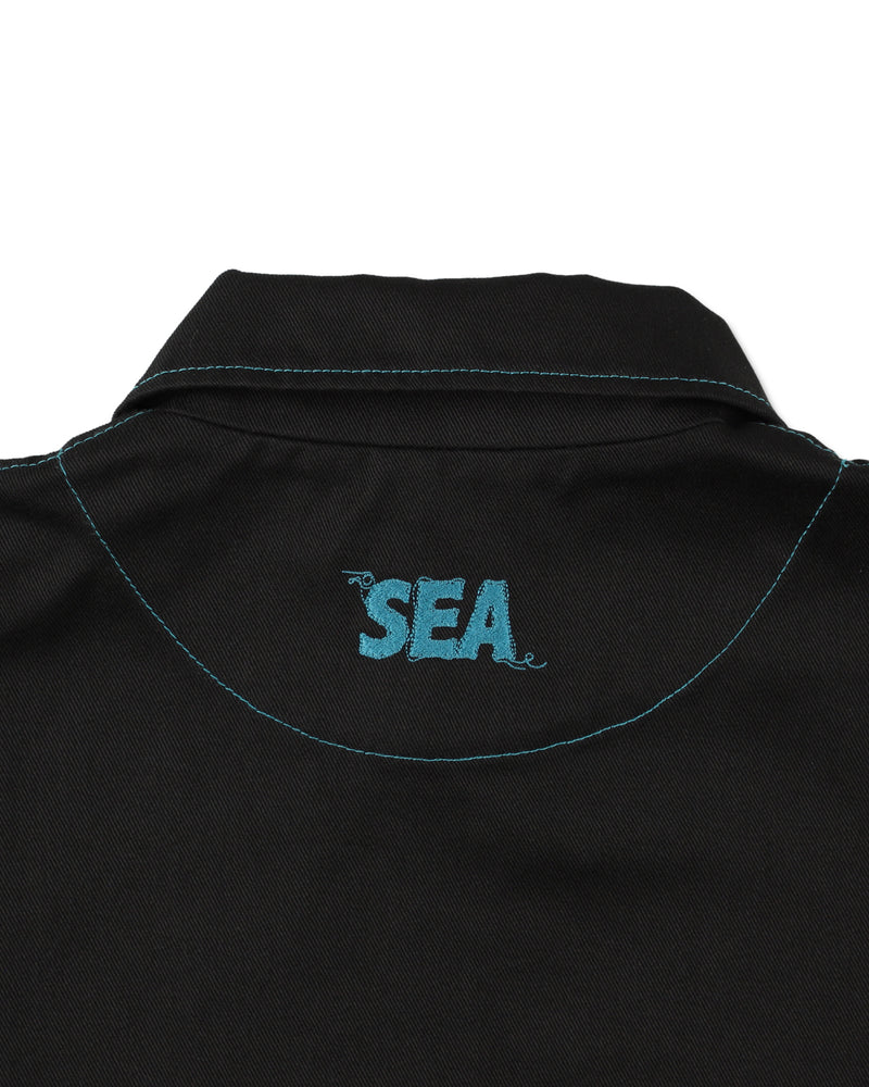 WAVE BLUE STITCH JACKET