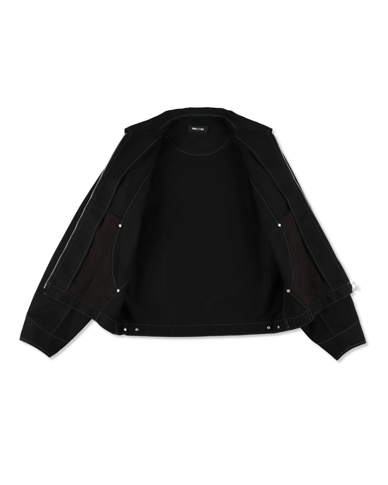 WAVE BLUE STITCH JACKET