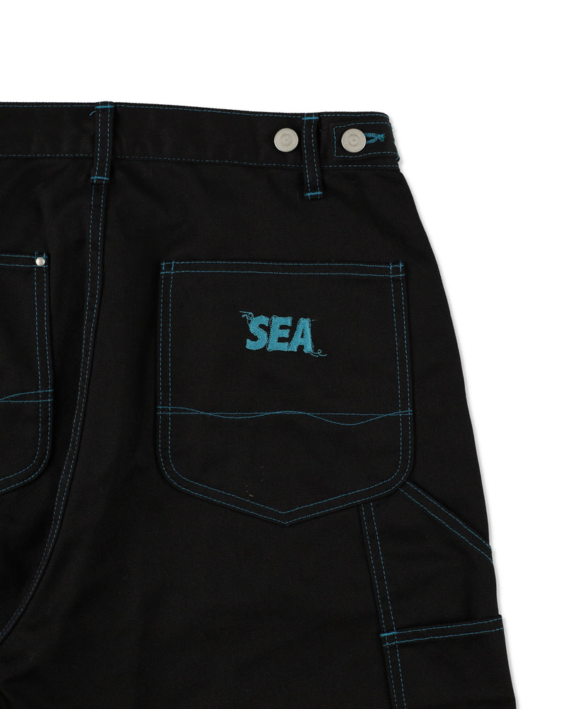 WAVE BLUE STITCH PANT