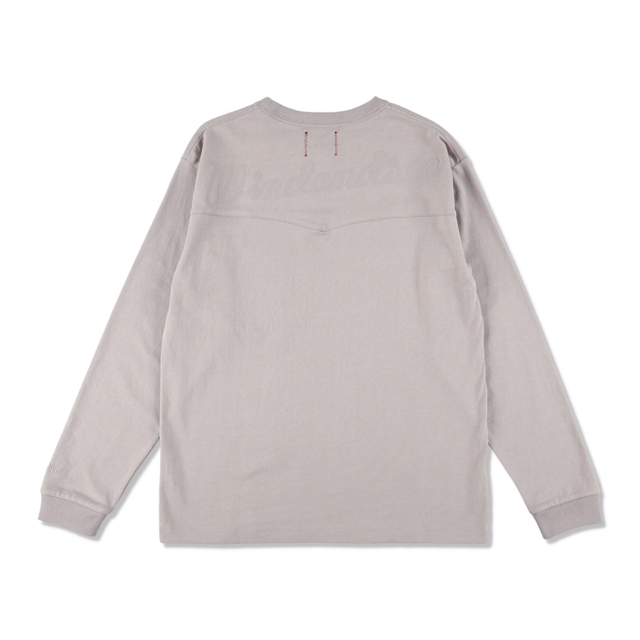 Wrangler x WDS Western Rope L/S Tee / CHARCOAL