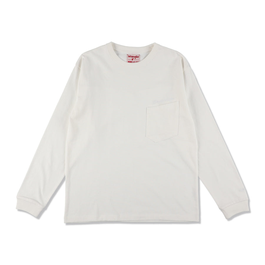 Wrangler x WDS Western Rope L/S Tee / WHITE