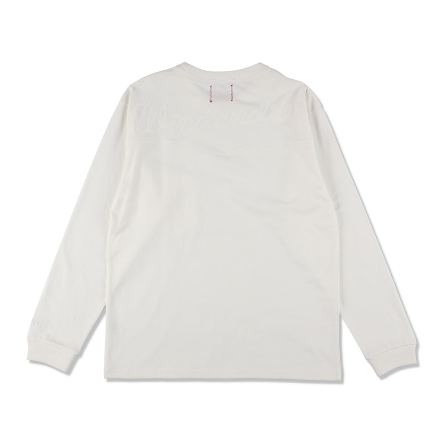 Wrangler x WDS Western Rope L/S Tee / WHITE