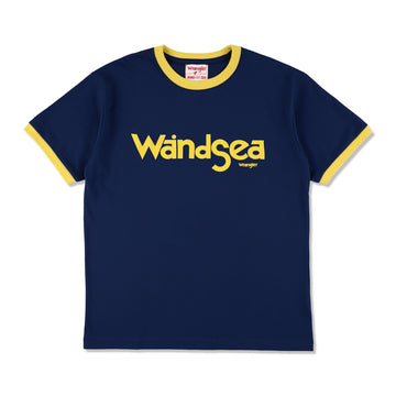 Wrangler x WDS (wandsea) S/S Tee / NAVY_LIN_MUSTARD