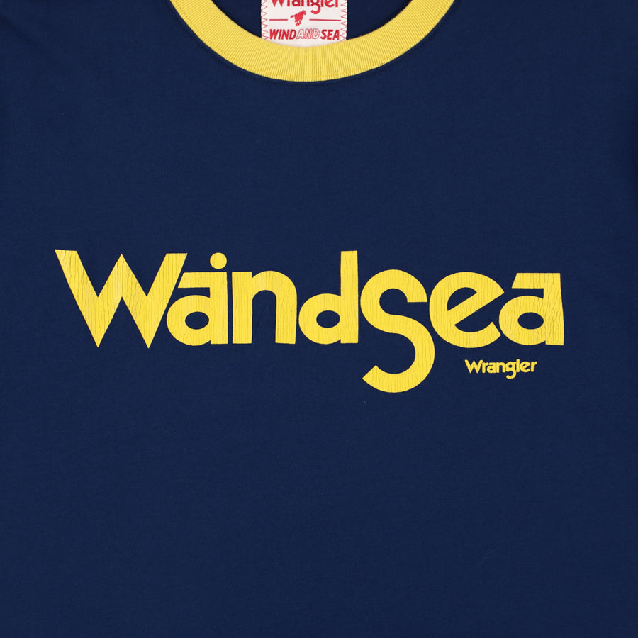 Wrangler x WDS (wandsea) S/S Tee / NAVY_LIN_MUSTARD