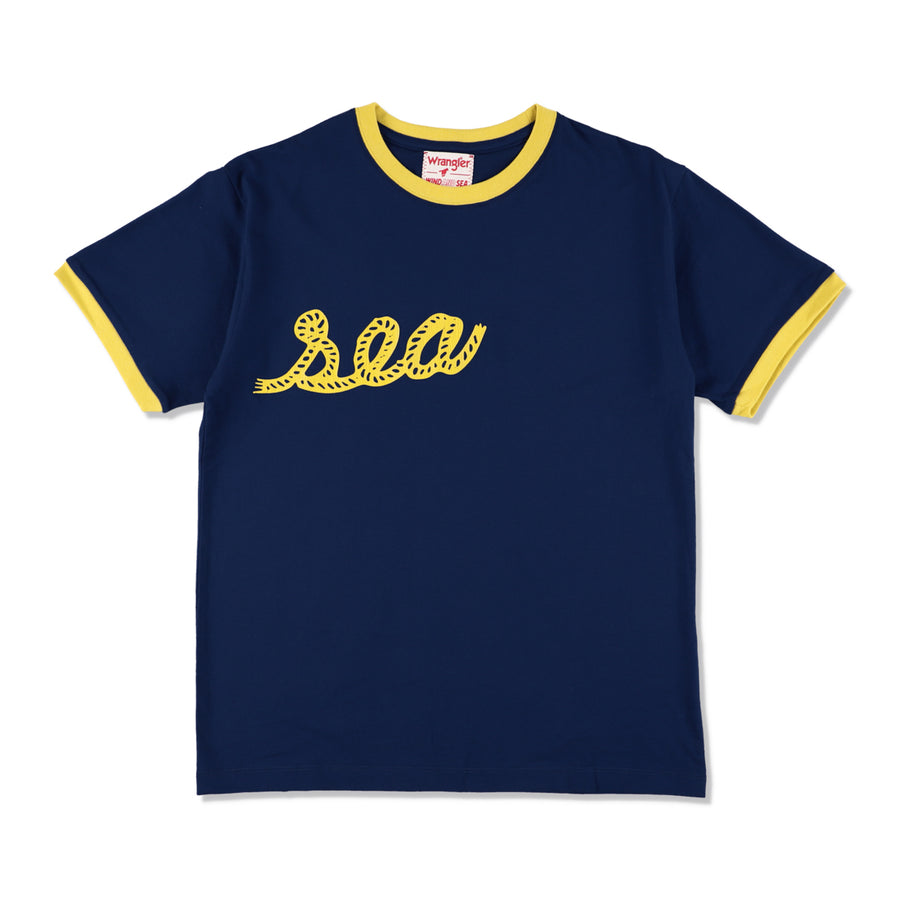 Wrangler x WDS Rope S/S Tee / NAVY_LIN_MUSTARD